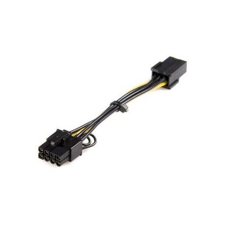Cable Adaptador Alimentac PCIe 6 pines a 8 pines  STARTECH PCIEX68ADAP