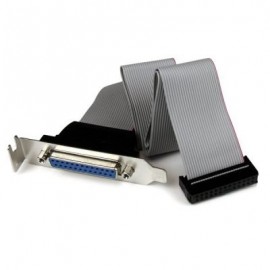 Adaptador Bracket Paralelo  40cm DB25 a IDC26 STARTECH PLATE25F16LP