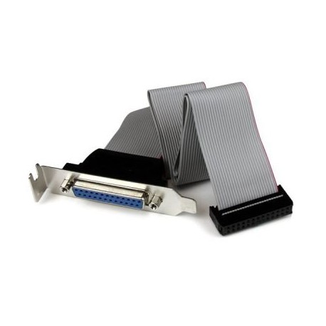 Adaptador Bracket Paralelo  40cm DB25 a IDC26 STARTECH PLATE25F16LP