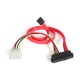 cable 0.45m divisor SAS a SATA y LP4 alimentacion  STARTECH SAS729PW18