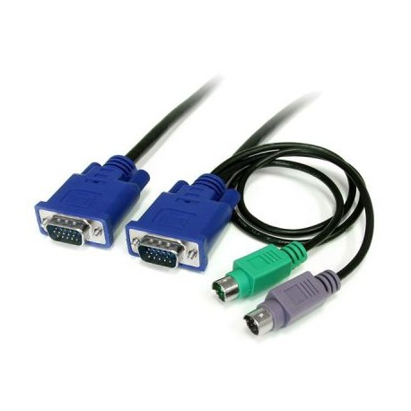 Cable KVM 1.8m UltraDelgado VGA PS/2 HD15 Macho STARTECH SVECON6