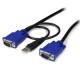 Cable KVM 3m UltraDelgado 2en1 VGA USB HD15 Macho STARTECH SVECONUS10