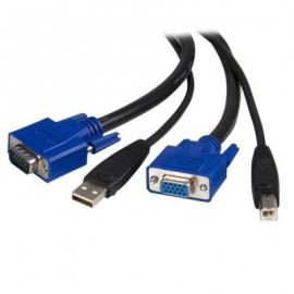 Cable KVM 1.8m Todo en Uno VGA   STARTECH SVUSB2N1_6