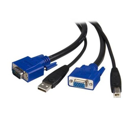 Cable KVM 1.8m Todo en Uno VGA   STARTECH SVUSB2N1_6