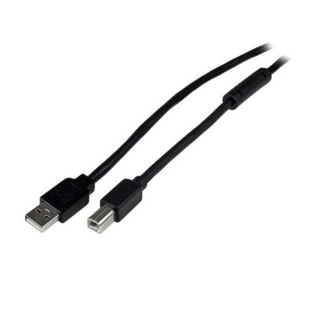 Cable 20m MTS USB B Macho a  USB A Macho Activo STARTECH USB2HAB65AC