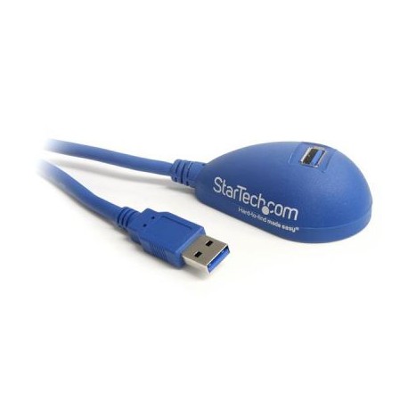cable 1.5m  escritorio USB3.0 A macho a hembra  STARTECH USB3SEXT5DSK