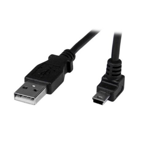 Cable 1m Mini USB B a USB A  Acodado Hacia Arriba STARTECH USBAMB1MU
