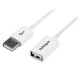 Cable 3m Extension USB2.0 Macho a Hembra Blanco  STARTECH USBEXTPAA3MW