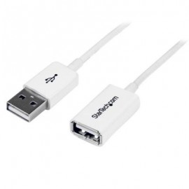 Cable 3m Extension USB2.0 Macho a Hembra Blanco  STARTECH USBEXTPAA3MW