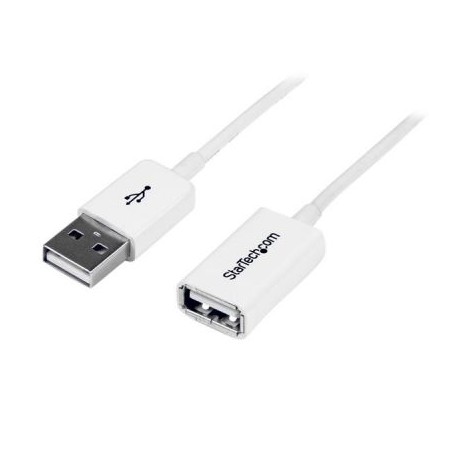 Cable 3m Extension USB2.0 Macho a Hembra Blanco  STARTECH USBEXTPAA3MW