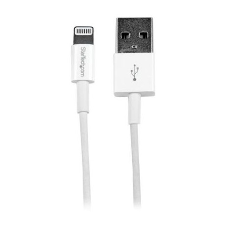Cable 1m Lightning Apple  a USB 2.0 Blanco  STARTECH USBLT1MWS
