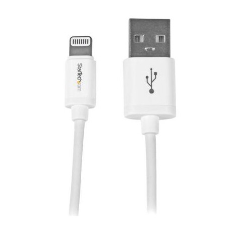 cable 30cm Lightning Apple  a USB 2.0 Blanco  STARTECH USBLT30CMW