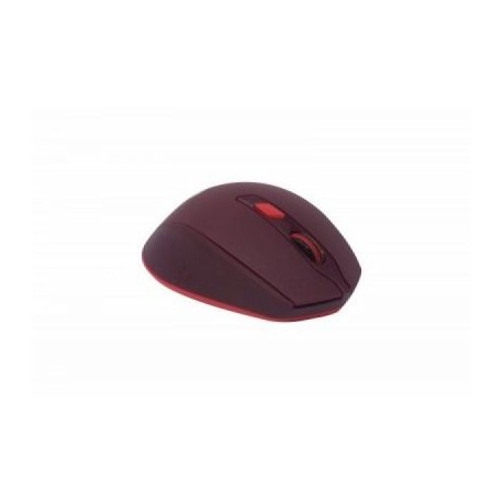 MOSUE INALAMBRICO NACEB NA-0119R ROJO 6 BOTONES 2400 DPI