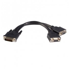 CABLE 0.2M ADAPTADOR DMS 59 LFH  2 VGA HEMBRA  STARTECH DMSVGAVGA1