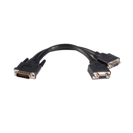 CABLE 0.2M ADAPTADOR DMS 59 LFH  2 VGA HEMBRA  STARTECH DMSVGAVGA1
