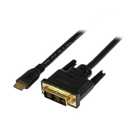 Cable 2m Mini HDMI  a DVI-D para Tablet y Camara  STARTECH HDCDVIMM2M