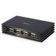 Hub Concentrador USB 2.0  Compacto 4 Ptos Negro  STARTECH ST4202USB