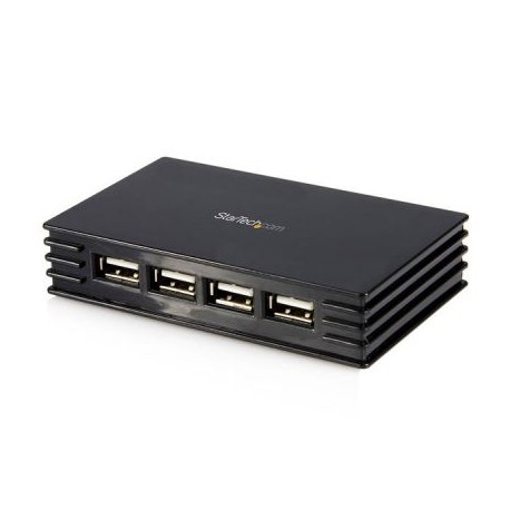 Hub Concentrador USB 2.0  Compacto 4 Ptos Negro  STARTECH ST4202USB