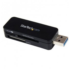 LECTOR USB 3.0  TARJETAS MEMORIA FLASH SD MS  STARTECH FCREADMICRO3