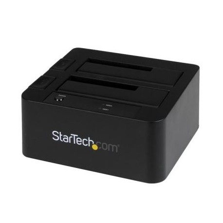 DOCKING USB 3.0 UASP ESATA 2BAHIAS SATA 2.5 O 3.5 STARTECH SDOCK2U33EB