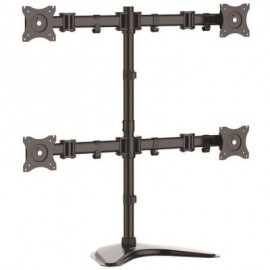 STARTECH SOPORTE P. 4 MONITORES AJUSTABLE 27"MAX 32KG NEG ARMBARQUAD