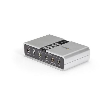 TARJETA DE SONIDO 7.1 USB EXT.  PUERTO SPDIF  STARTECH ICUSBAUDIO7D