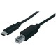 CABLE USB C A USB B MANHATTAN 353304 1M COLOR NEGRO