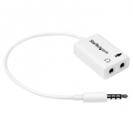STARTECH ADAPTADOR DE DIADEMA MINI-JACK 3.5mm 4PINES MFI MUYHSMFFADW