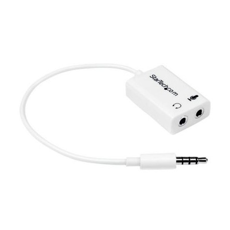 STARTECH ADAPTADOR DE DIADEMA MINI-JACK 3.5mm 4PINES MFI MUYHSMFFADW