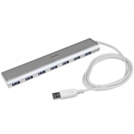 STARTECH HUB USB 3.0 7 PTOS  ALUMINIO CABLE PC,LINUX,MAC ST73007UA