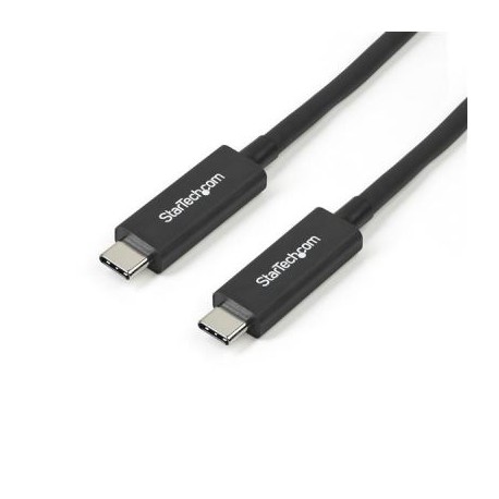 STARTECH CABLE 1m USB-C COMP.THUNDERBOLT USB MACHO-MACHO TBLT3MM1MA
