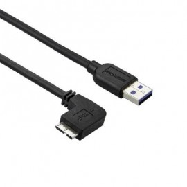 STARTECH CABLE DELAGDO 0.5m MICRO USB 3.0 . IZQ. USBA USB3AU50CMLS