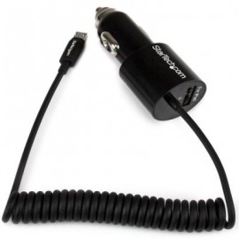 STARTECH CARGADOR USB 2 PUERTOS PARA AUTO 21W 5V IN USBUB2PCARB