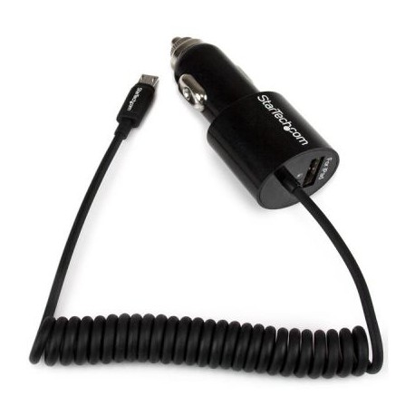 STARTECH CARGADOR USB 2 PUERTOS PARA AUTO 21W 5V IN USBUB2PCARB