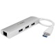 HUB USB STARTECH ST3300G3UA, 5000 MBIT/S, COLOR PLATA