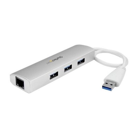 HUB USB STARTECH ST3300G3UA, 5000 MBIT/S, COLOR PLATA