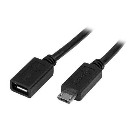 STARTECH CABLE 50cm MICRO USB EXTENSION MACHO-HEMBRA USBUBEXT50CM
