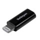 STARTECH ADAPTADOR CONECTOR LIGHTNING 8PINES A MICRO USB USBUBLTADPB