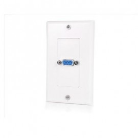 STARTECH PLACA DE PARED VGA HEMBRA BLANCO 1 PUERTO VGAPLATE