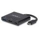 STARTECH ADAPTADOR MULTIFUNCION USBC-4K USBA,HDMI MAC,PC CDP2HDUACP
