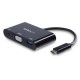STARTECH ADAPT. MULTIFUNCION USBC -VGA 3USB 3.0 -VGA CDP2VGAUACP