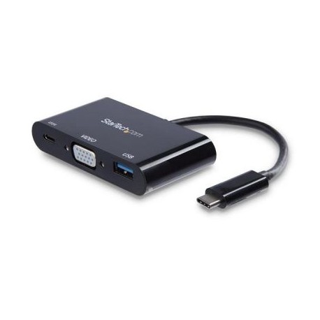 STARTECH ADAPT. MULTIFUNCION USBC -VGA 3USB 3.0 -VGA CDP2VGAUACP
