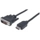 CABLE VIDEO HDMI MANHATTAN DVI-D M-M  1.8M 372503