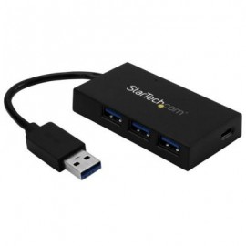 STARTECH HUB USB TIPO C 3.0 4 PUERTS EXTERNO NEGRO 5Kbits HB30A3A1CSFS