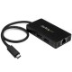 STARTECH HUB USB 3.0 3 PUERTOS USB 1 PUERTO ETHERNET RJ45 HB30C3A1GE
