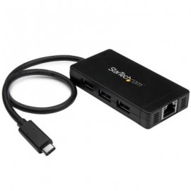 STARTECH HUB USB 3.0 3 PUERTOS USB 1 PUERTO ETHERNET RJ45 HB30C3A1GE