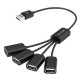 CONCENTRADOR HUB USB VORAGO HU-101 4 PUERTOS PULPO