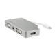 ADAPTADOR 4 EN 1 STARTECH DE AUDIO Y VIDEO USB-C A VGA/DVI/HDMI