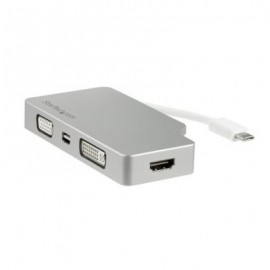 ADAPTADOR 4 EN 1 STARTECH DE AUDIO Y VIDEO USB-C A VGA/DVI/HDMI