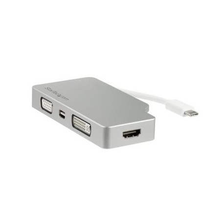 ADAPTADOR 4 EN 1 STARTECH DE AUDIO Y VIDEO USB-C A VGA/DVI/HDMI